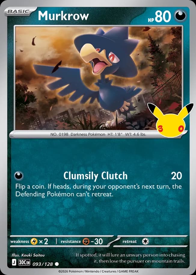 Murkrow, 30th Celebration 93