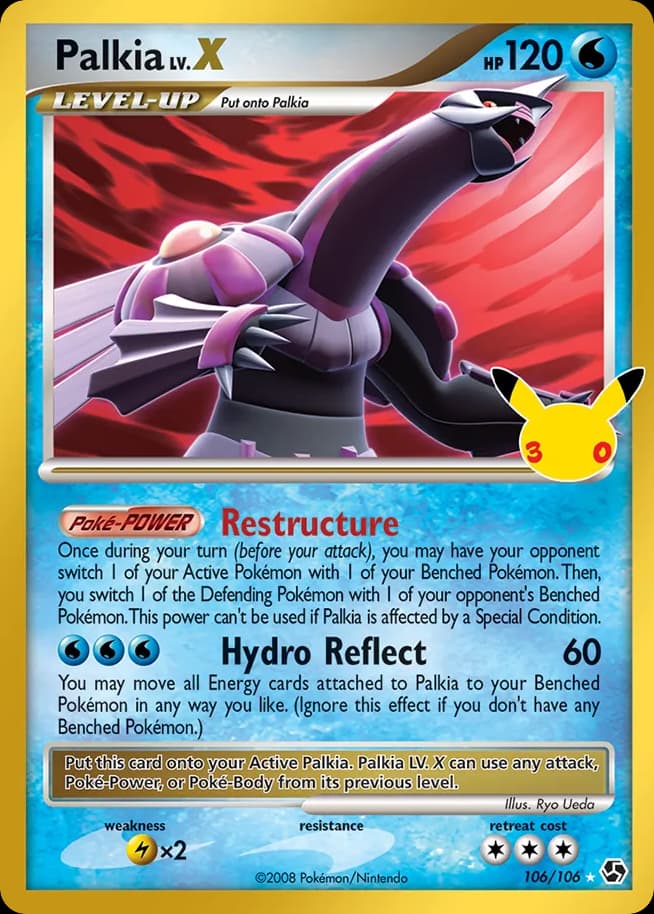 Palkia LV.X, 30th Celebration: Classic Collection 106