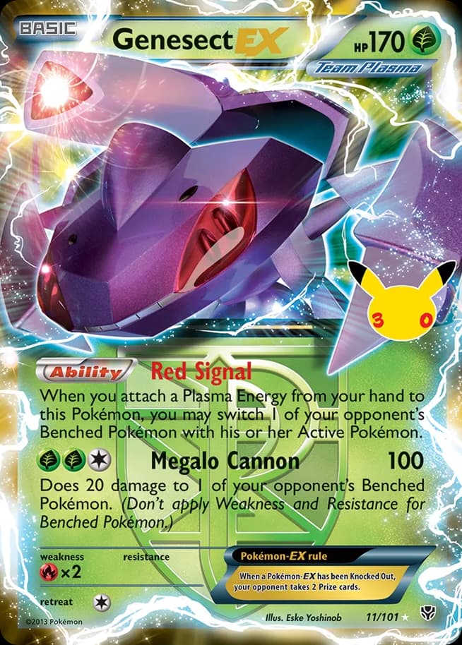 Genesect-EX, 30th Celebration: Classic Collection 11