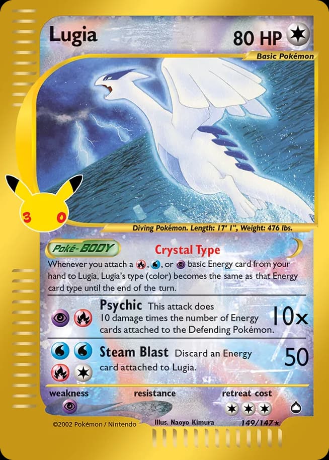 Lugia, 30th Celebration: Classic Collection 149