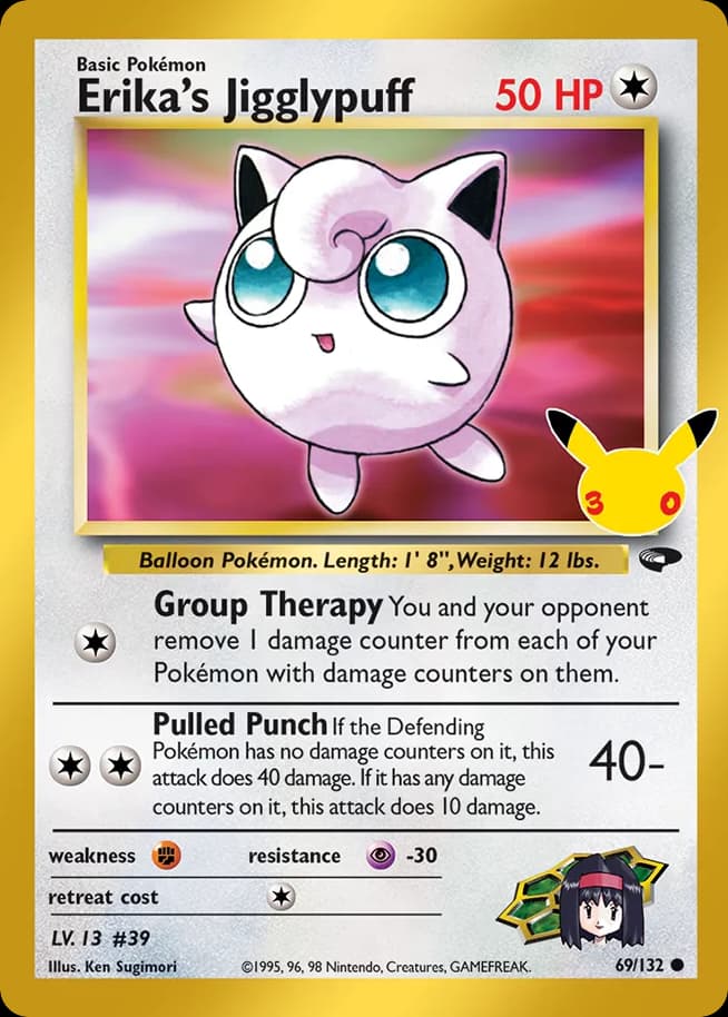 Erika's Jigglypuff, 30th Celebration: Classic Collection 69