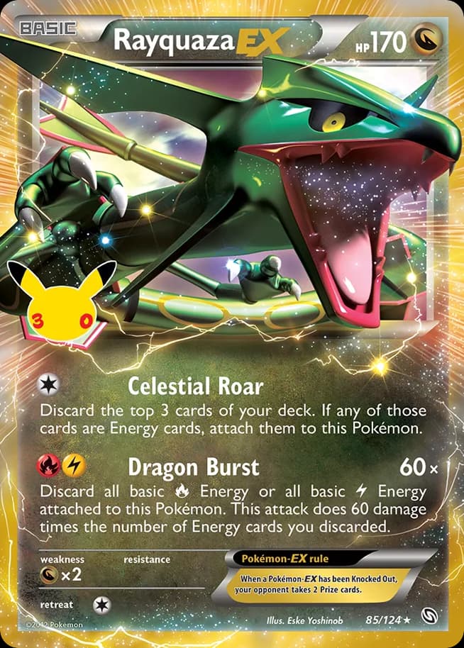 Rayquaza-EX, 30th Celebration: Classic Collection 85