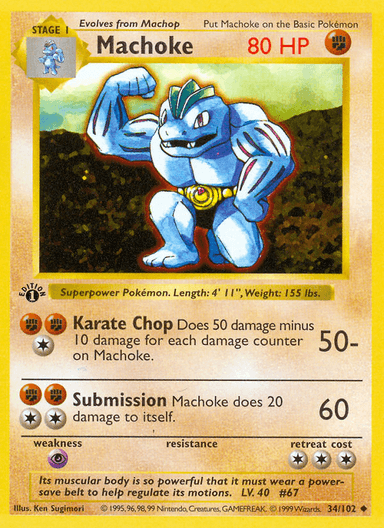 Machoke, Base 34