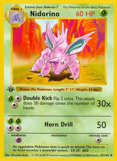 Nidorino, Base 37
