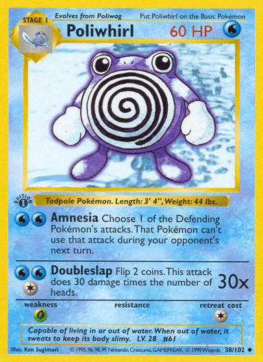 Poliwhirl, Base 38