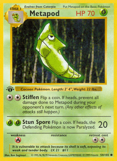 Metapod, Base 54