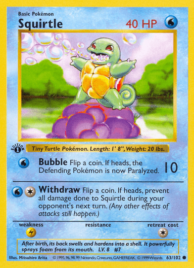 Squirtle, Base 63