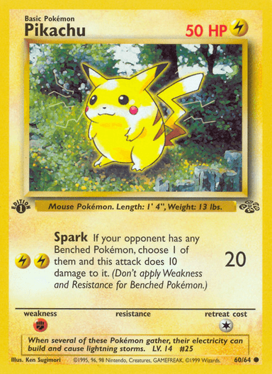 Pikachu, Jungle 60