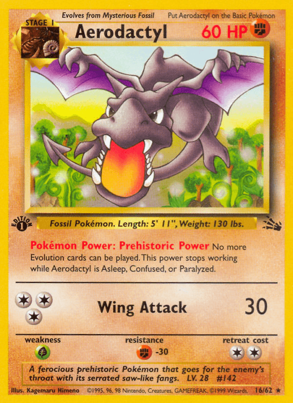 Aerodactyl, Fossil 16