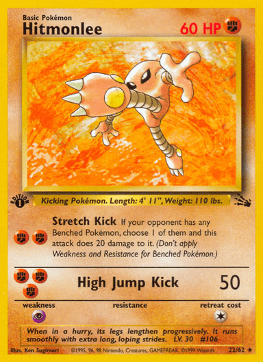 Hitmonlee, Fossil 22