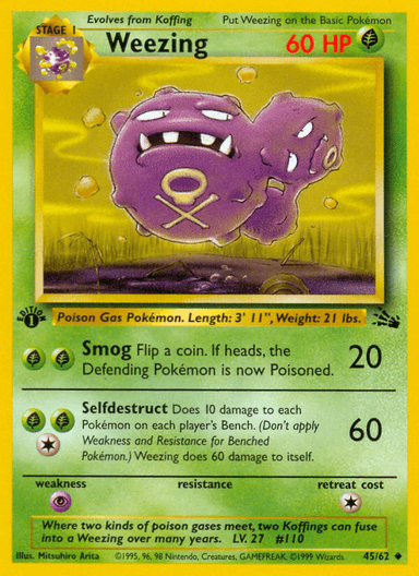 Weezing, Fossil 45