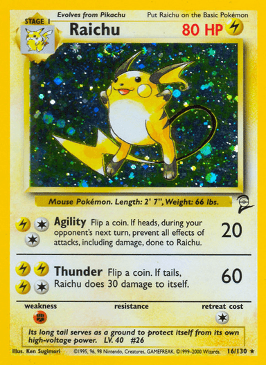 Raichu, Base Set 2 16