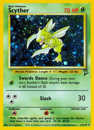 Scyther, Base Set 2 17