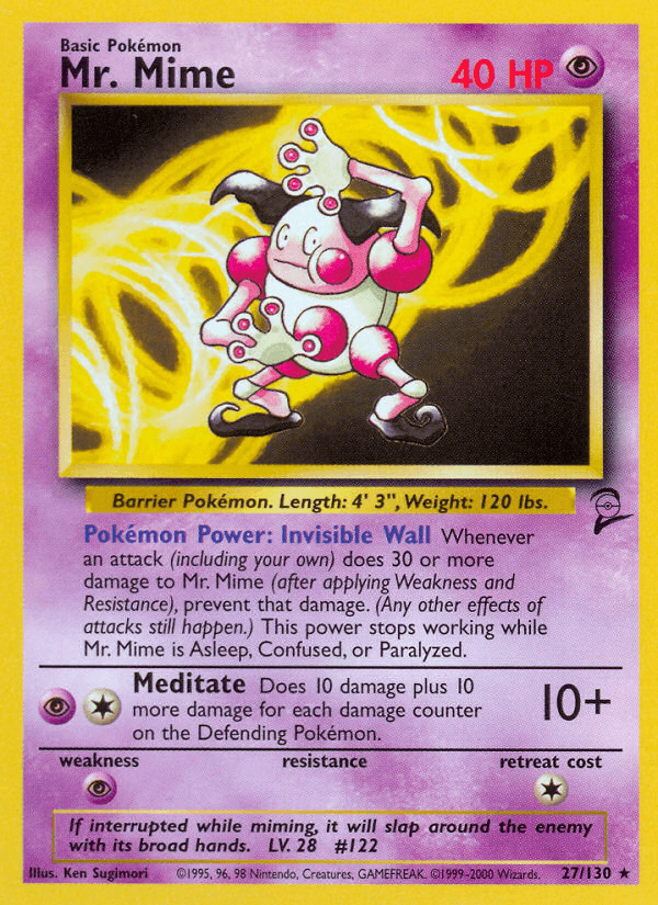 Mr. Mime, Base Set 2 27
