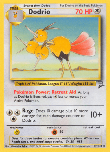 Dodrio, Base Set 2 37