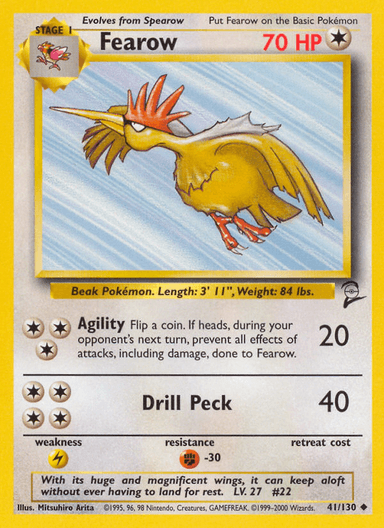 Fearow, Base Set 2 41