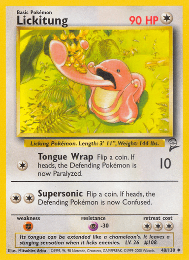 Lickitung, Base Set 2 48