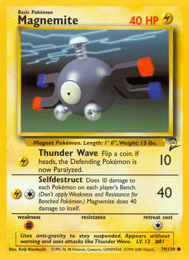 Magnemite, Base Set 2 79