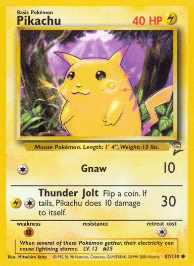 Pikachu, Base Set 2 87