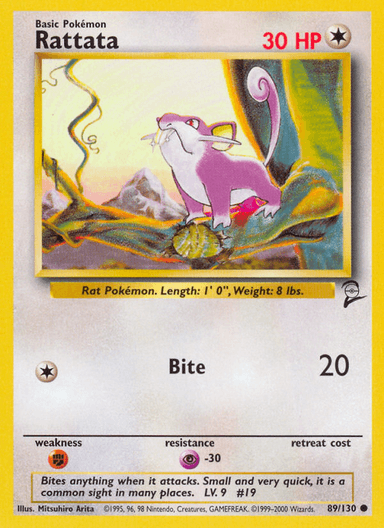 Rattata, Base Set 2 89