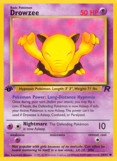 Drowzee, Team Rocket 54