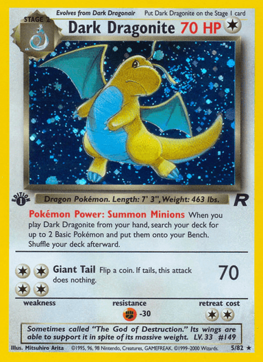 Dark Dragonite, Team Rocket 5