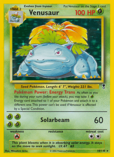 Venusaur, Legendary Collection 18