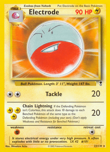 Electrode, Legendary Collection 22