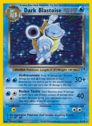 Dark Blastoise, Legendary Collection 4