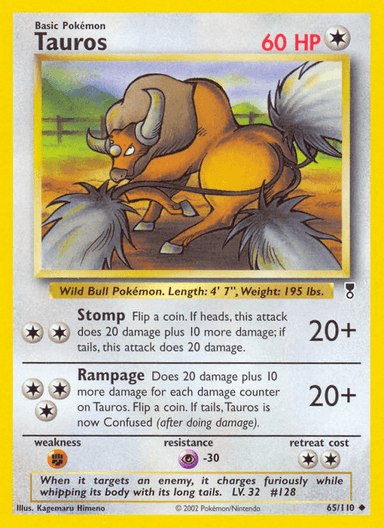 Tauros, Legendary Collection 65