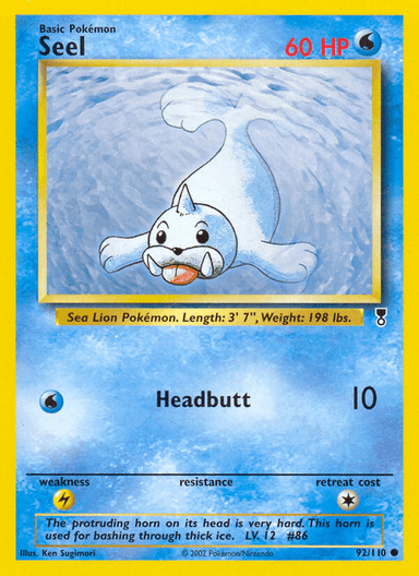 Seel, Legendary Collection 92