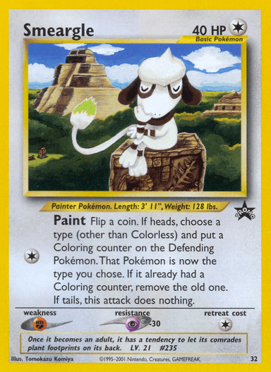 Smeargle, Wizards Black Star Promos 32