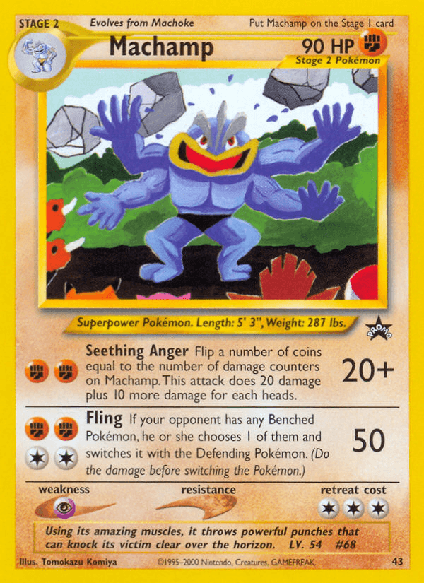 Machamp, Wizards Black Star Promos 43
