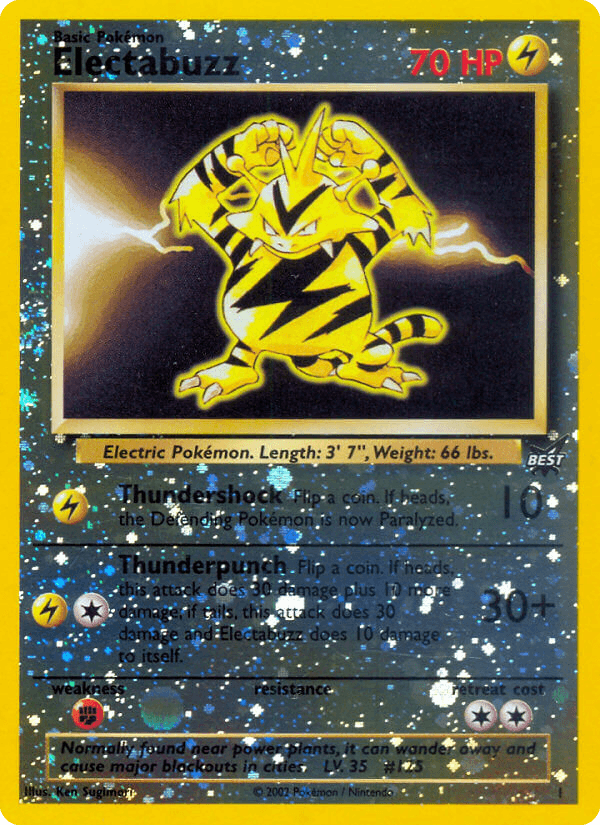 Electabuzz, Best of Game 1