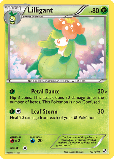 Lilligant, Black & White 10