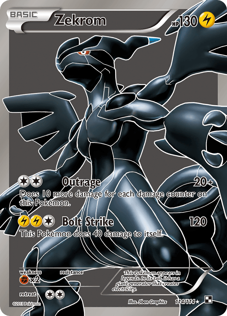 Zekrom, Black & White 114