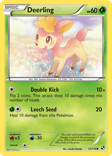 Deerling, Black & White 13