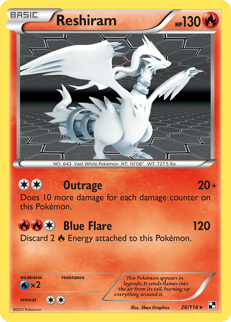 Reshiram, Black & White 26
