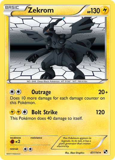 Zekrom, Black & White 47
