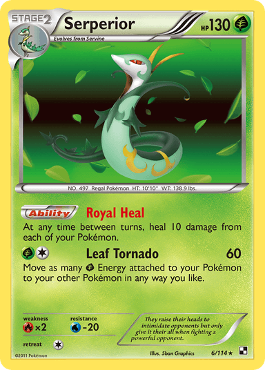 Serperior, Black & White 6