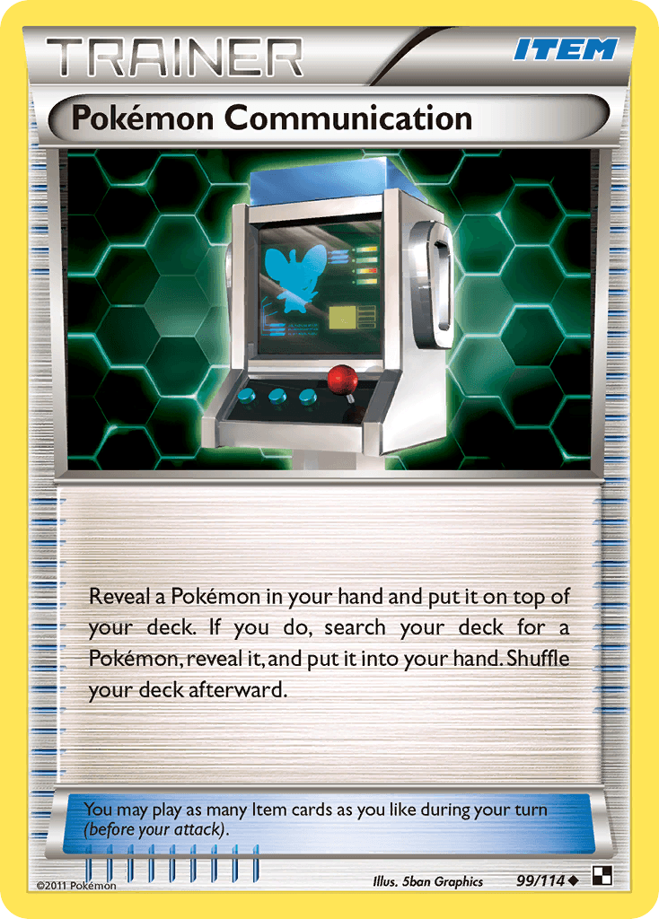 Pokémon Communication, Black & White 99