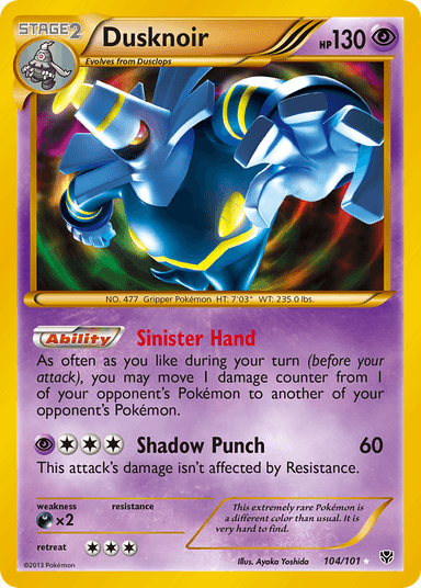 Dusknoir, Plasma Blast 104