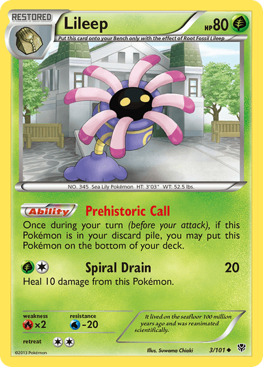 Lileep, Plasma Blast 3