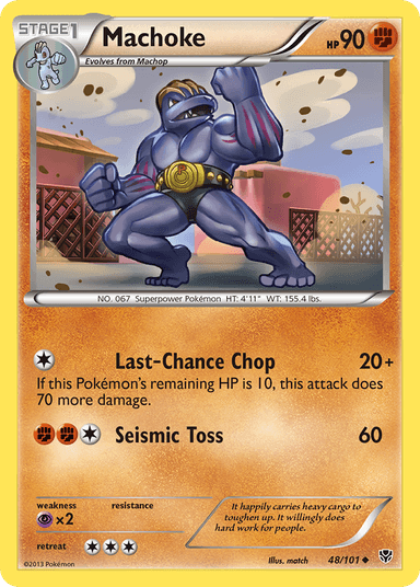 Machoke, Plasma Blast 48
