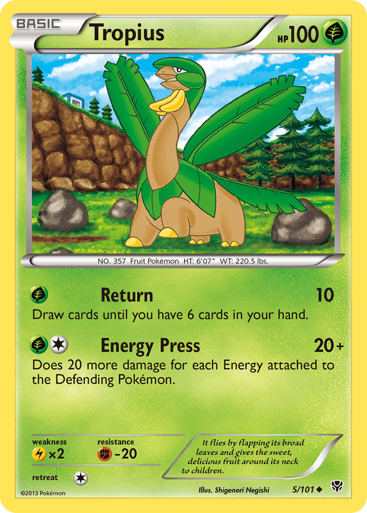 Tropius, Plasma Blast 5