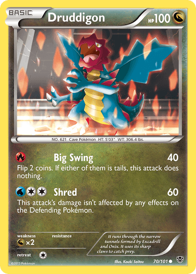 Druddigon, Plasma Blast 70