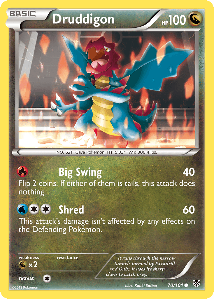 Druddigon, Plasma Blast 70