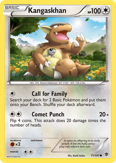 Kangaskhan, Plasma Blast 71