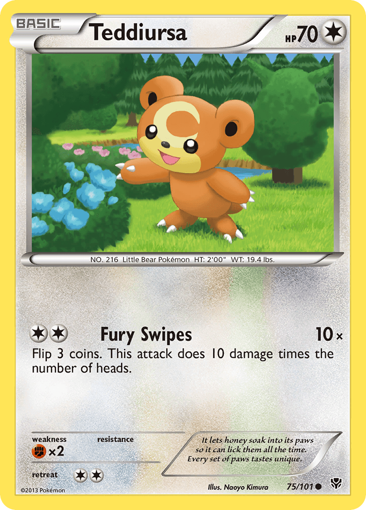 Teddiursa, Plasma Blast 75