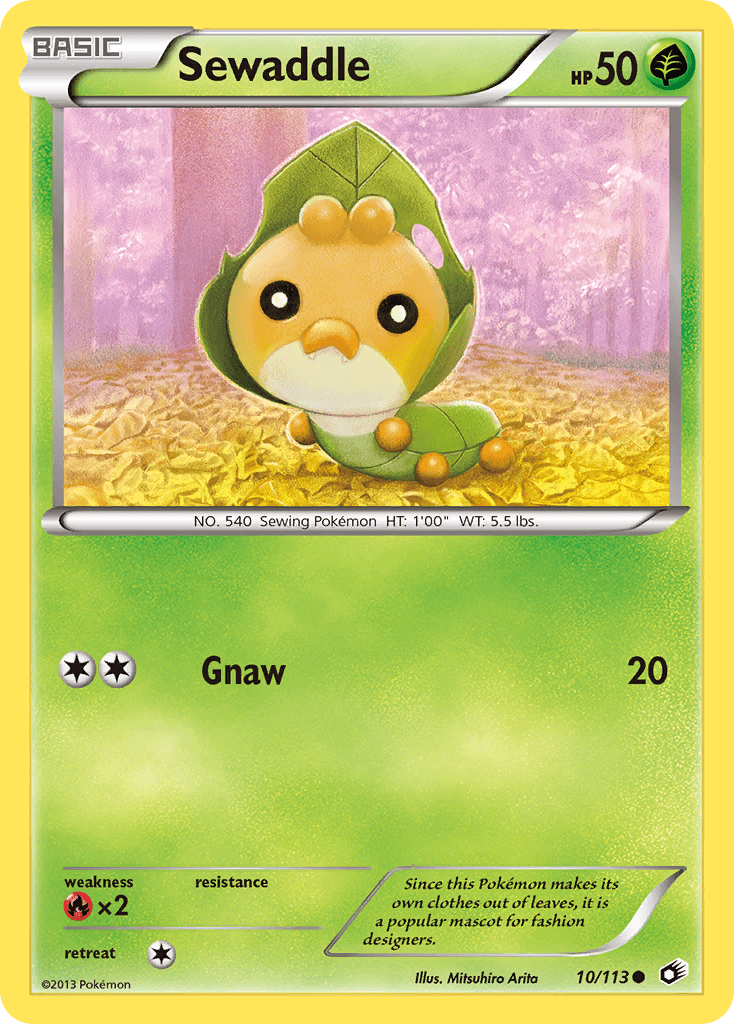Sewaddle, Legendary Treasures 10